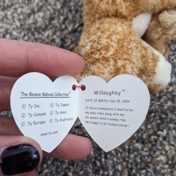 TY Beanie Babies Willoughby the Kangaroo - Picture 3 of 4